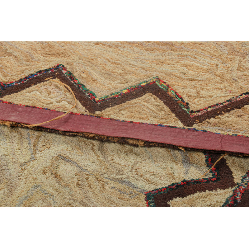 One-of-a-Kind 2'4X4' Hand Knotted Area Rug