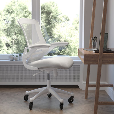 Regent Park Ergonomic Swivel Task Chair with Roller Wheels & Flip Up Arms