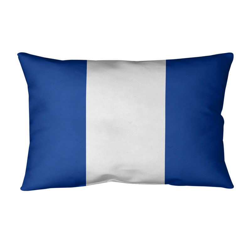 Housse de coussin lombaire Atlanta, Dallas, Bleu foncé