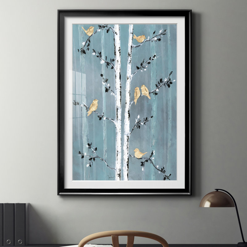 Sound of Spring - Reproduction d'art sur papier encadrée, H 22,5 po x l 30,5 po x P 1,5 po, Papier avec cadre noir