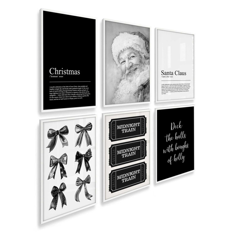 Collection Silent Night, reproduction d'art, H 17,5 po x l 81 po, Or poli