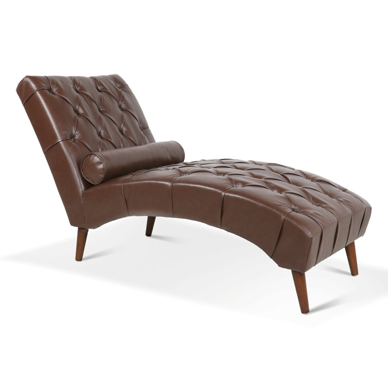 Chaise longue rembourrée