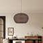 Luminaire suspendu en faux rotin pour îlot de cuisine-951526711