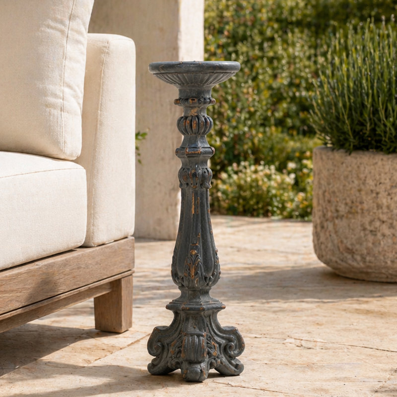 Porte-bougie antique 26 po, statue de jardin MGO