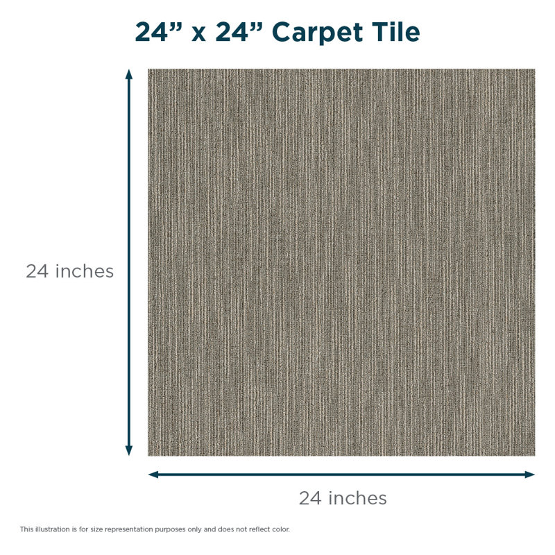 Carrelage adhésif multi-niveaux 24 po x 24 po Regal (79,99 pieds carrés), Grand