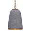 Luminaire suspendu perlé Creekside I-Light, bleu ardoise