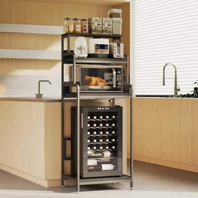 Microwave Oven Stand with Storage