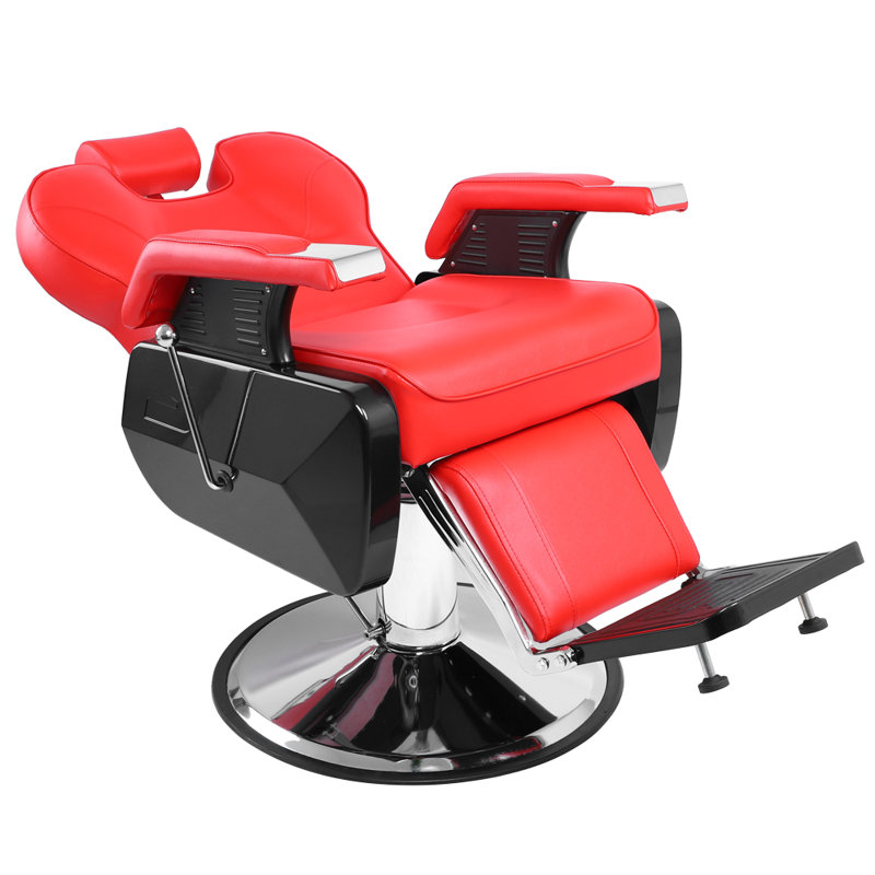 Fauteuil en cuir, Rouge