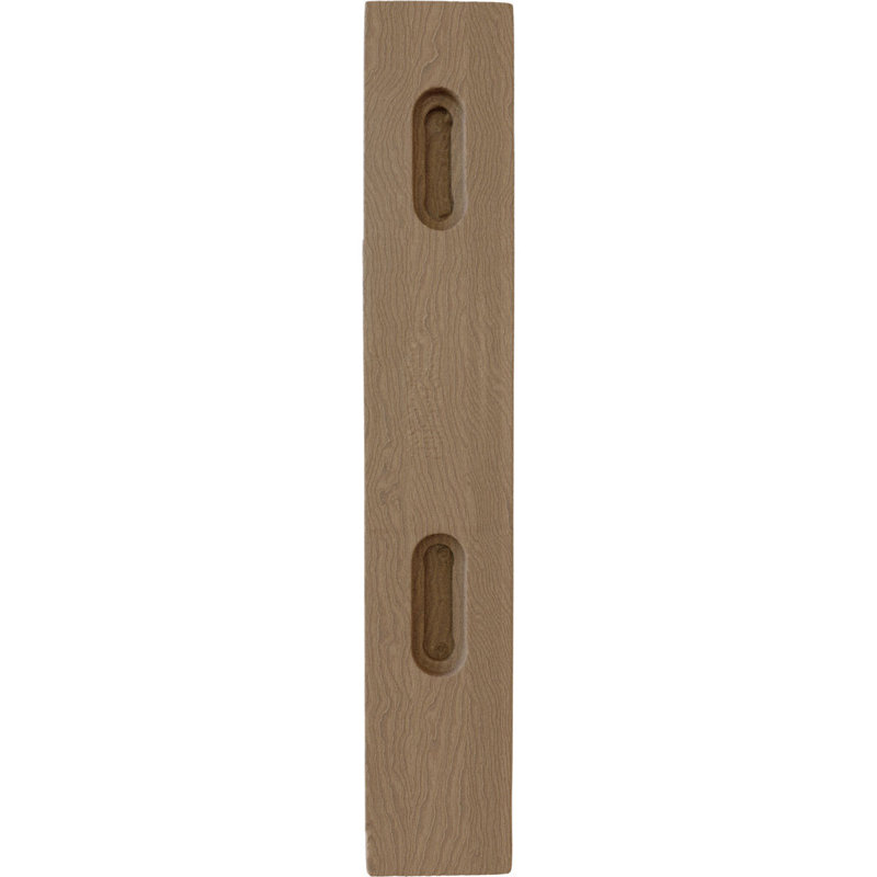 Support en bois Avila, H 10,5 po x l 1,75 po x P 7,5 po, Acajou