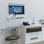 Adjustable Electronic Wall Mounts Stand With Keyboard Holder, Monitor Screen