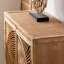 Armoire de rangement domestique en rotin tressé