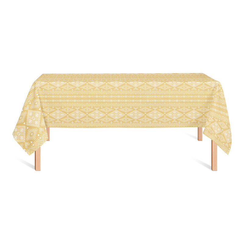 Dufour Geometric Tablecloth, Yellow