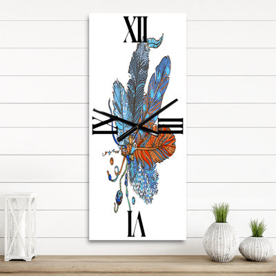 Horloge murale bohème et éclectique