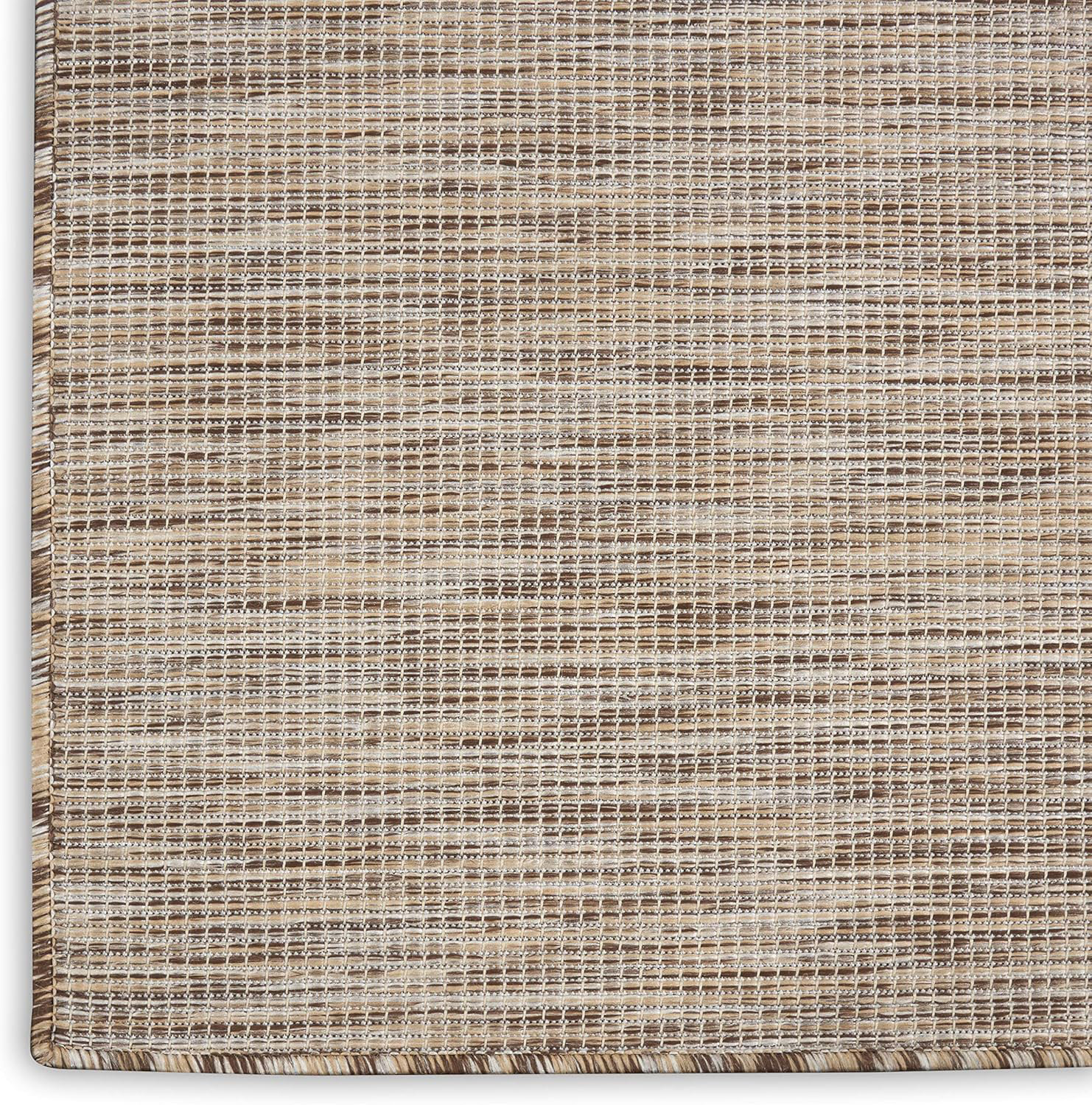 Hokku Designs Indoor-Outdoor Beige 8' x 10' Area Rug, Easy Cleaning ...