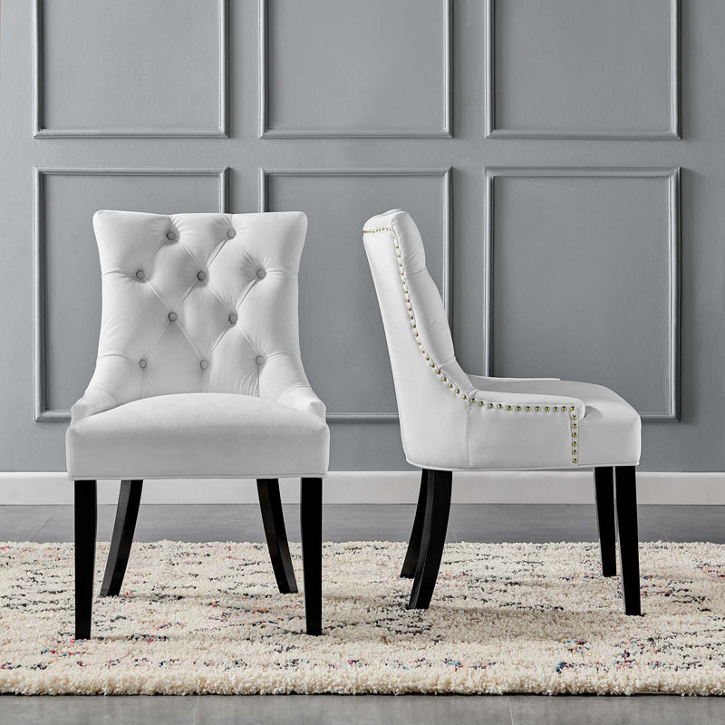 Chaises d'appoint de salle à manger Modway Regent, Blanc