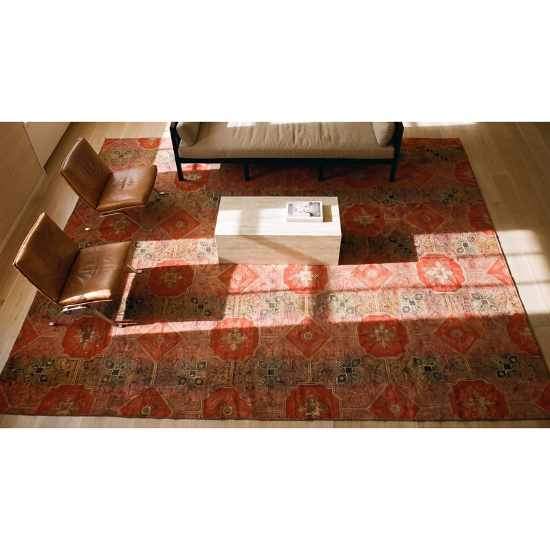 Antique Ingrain American Flat Weave Rug