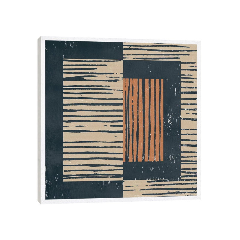 Primitive II by Moira Hershey - Print on Canvas, 45.72cm H x 45.72cm W x 3.81cm D, White Floater Framed