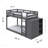Twin/Twin Bunk Bed With Cabinet