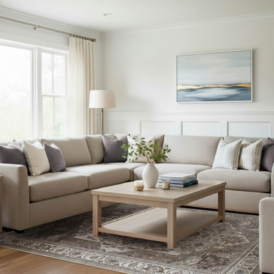 Wyatt & Ash Dream Mink Rylan Printed Chenille Rugs