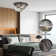 Flush Mount Ceiling Light with Clear Glass Shade