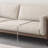 Wabi-Sabi Style Washable Linen Wood Sofa
