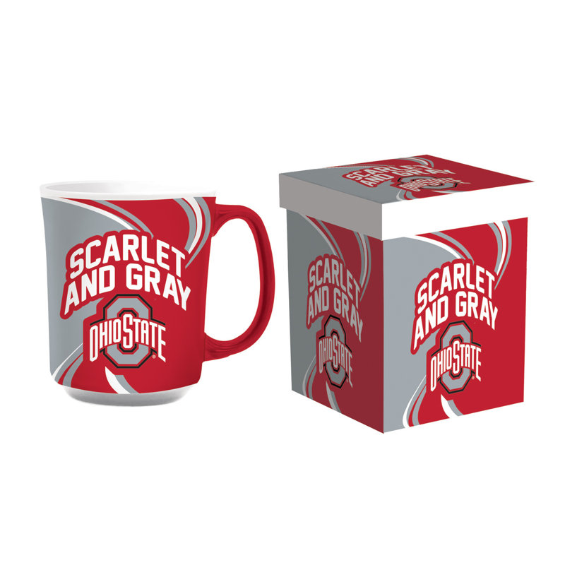 Université de l'État de l'Ohio, céramique 14 oz avec boîte assortie