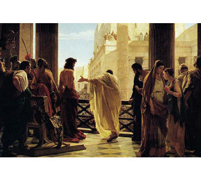 Ecco homo par antonio ciseri-impression