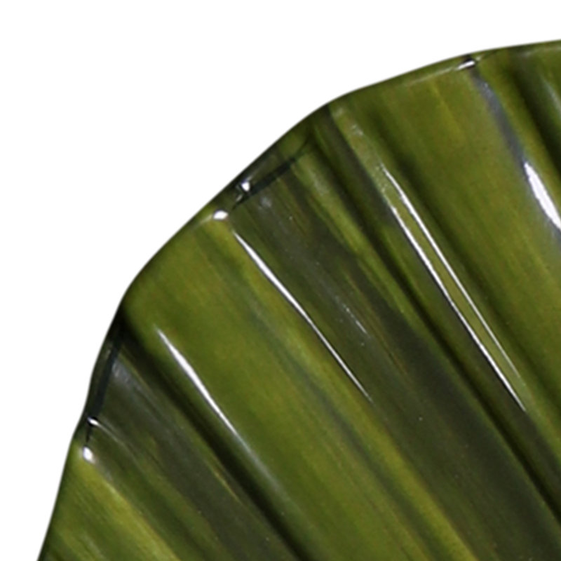 Plateau en mélamine palm leaf Tropicana, Vert design