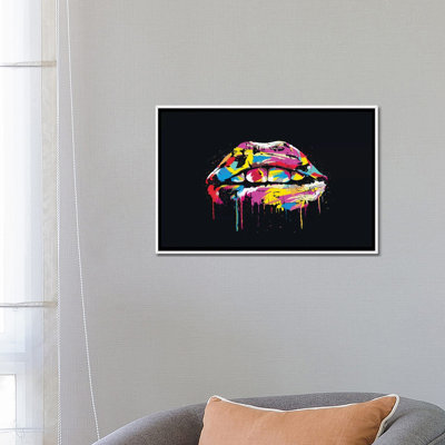 «Colorful Lips» par Balazs Solti - impression d'art graphique