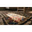 Antique American Hooked Rug Hallway Runner Wool