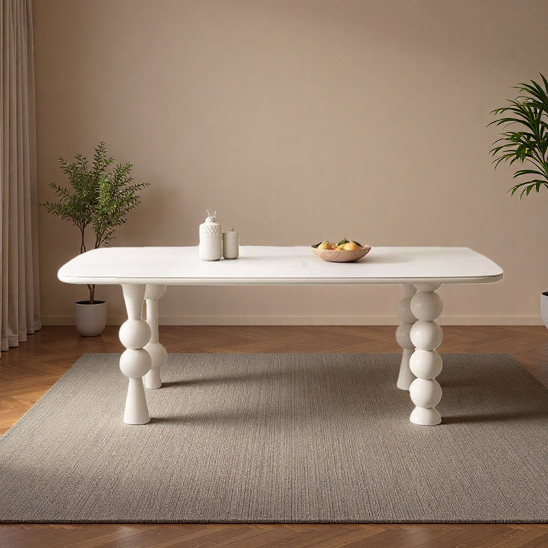 Table de salle à manger style français French Rock, H 29,5 po x L 78,7 po x l 31,5 po