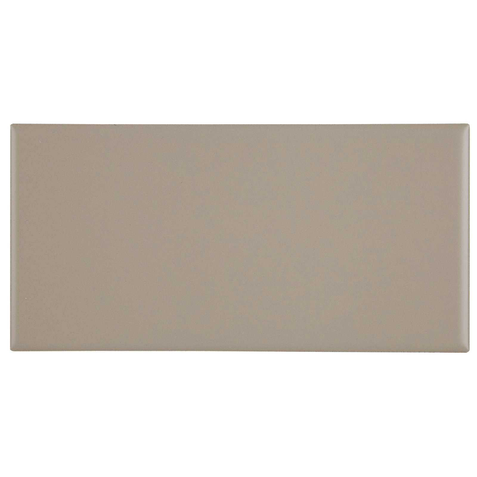 Berkeley 4" x 8" Ceramic Subway Tile, Matte Urban Putty