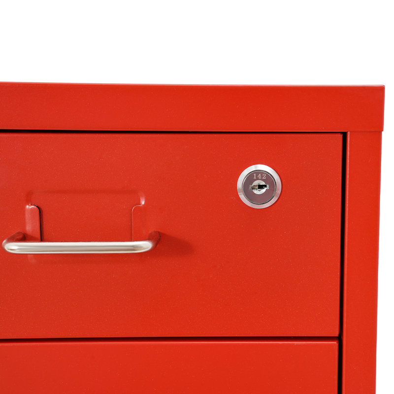 Classeur vertical 11 po 6 couches, Rouge