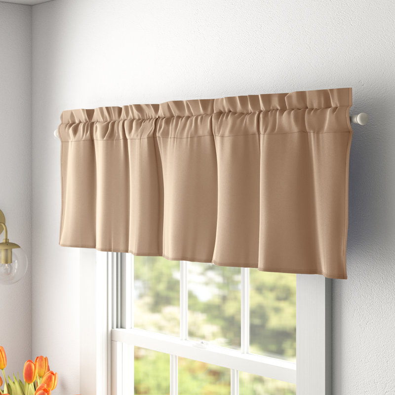 Cantonnière à passe-tringle Wayfair Basics®, Pierre