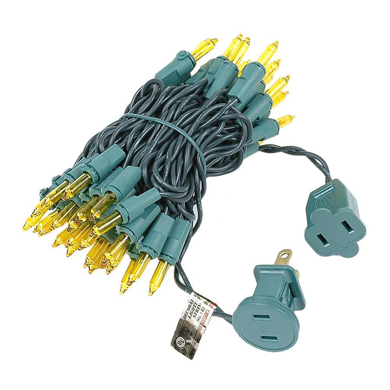 Mini-chaîne pour l’extérieur 11'50 ampoules Pirtle, Jaune, vert