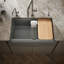 Riverby Undermount Single-Bowl Farmhouse Workstation Kitchen Sink With Tall Apron-251553560