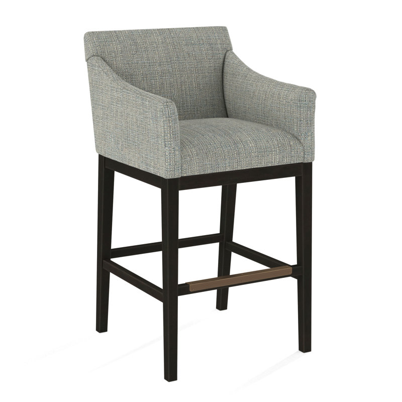 Upholstered Stool, Espresso, 61614-35