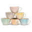 Tasse à latte rayée-627198208
