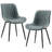 Modern Dining Chairs Faux Leather Upholstered Kitchen Chairs Side Chair With Metal Legs-117655439