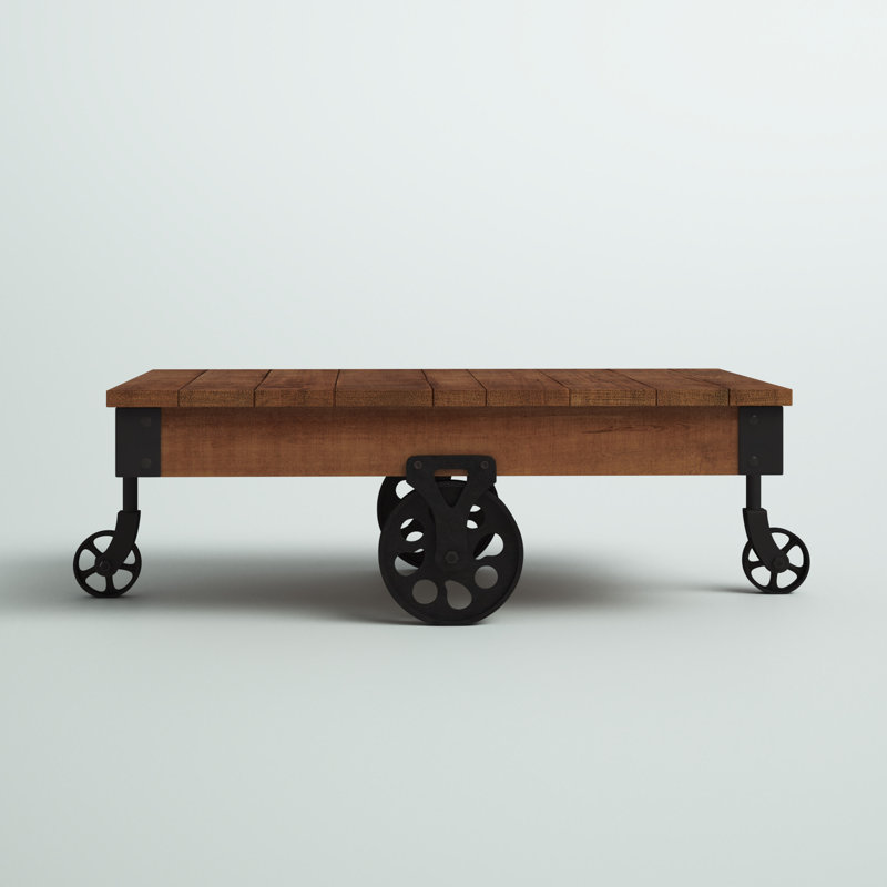 Zona Solid Wood Top Coffee Table | Modern Farmhouse
