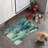 Classic Waves - 1 Piece Bone Shape Feeding Mat
