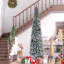 Arbre de Noël artificiel avec neige dense et processus d'assemblage facile