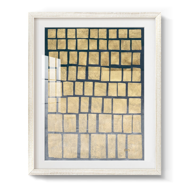 Imprimé bleu Yonder - impression encadrée, H 19,5 po x l 16,5 po, Blanc