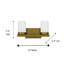 Applique murale Harvey Gold-108743983