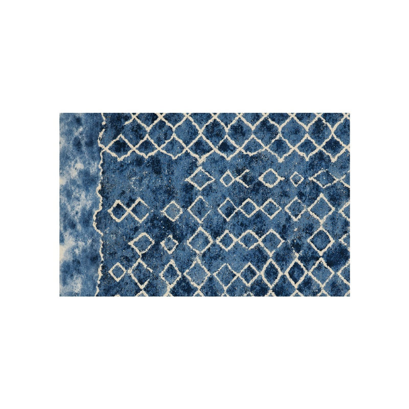 Tapis pour salle de bain Diamond Lattice Grid, 16 L x 24 W