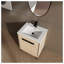 Meuble-lavabo simple avec comptoir Bronagh 24,02