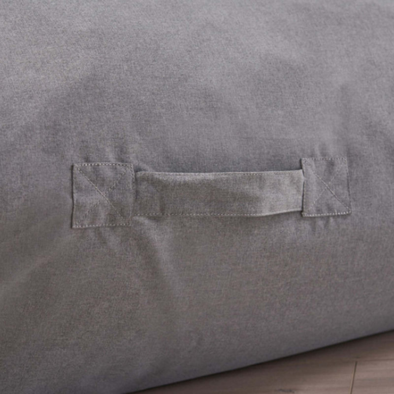 Fauteuil à billes résistant à l'eau, Tissu imperméable gris anthracite
