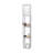 Modern Floor Lamp With Built-In Shelves And Linen Shade For Home Organization And Ambient Lighting