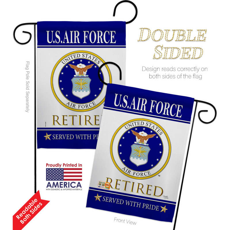 Double Sided 18.5'' H x 13'' W Polyester Garden Flag