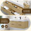 Livia 48" Wall-mounted Single Bathroom Vanity with White Artificial Drop-in Sink without Mirror